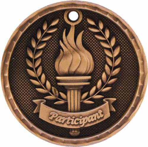 2" Participant 3-D Award Medal #4