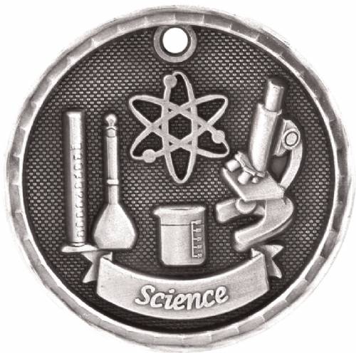 2" Science 3-D Award Medal #3