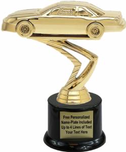 6" Stock Car Trophy Kit with Pedestal Base