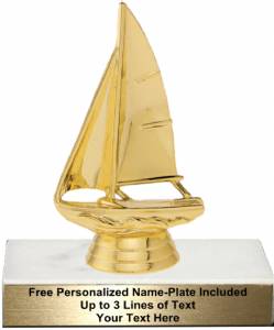 4 3/4" Sailboat Trophy Kit