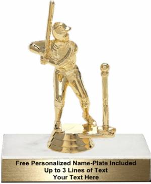 4 1/2" T-Ball Batter Male Trophy Kit