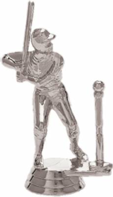 3 3/4" T-Ball Batter Male Silver Trophy Figure