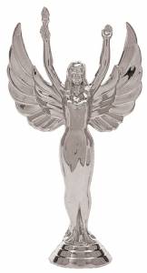 5 1/2" Victory Female Silver Trophy Figure