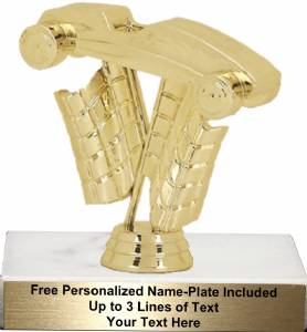 3 3/4" Pinewood Derby Car Trophy Kit