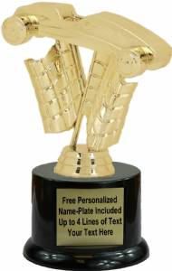 5" Pinewood Derby Car Trophy Kit with Pedestal Base