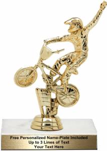 6 3/8" Bicycle BMX Dirt Bike Trophy Kit