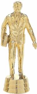 4" Salesman Gold Trophy Figure