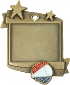 Frame Award Medal - Cheerleading