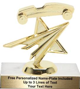 3 3/4" Pinewood Derby Star Trophy Kit