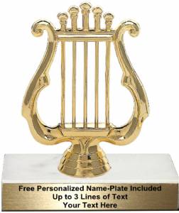 5" Music Lyre Trophy Kit