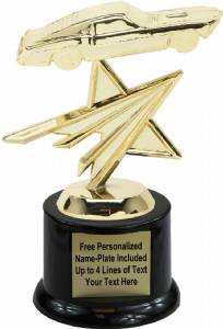 5 5/8" Mustang Star Trophy Kit with Pedestal Base