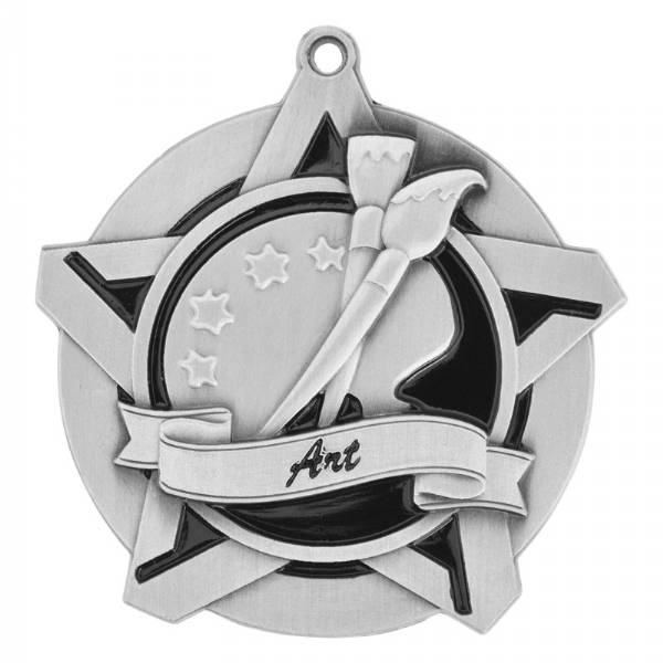 2 1/4" Super Star Series Art Medal #3