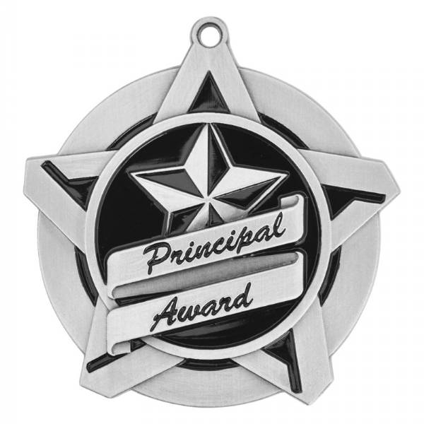 2 1/4" Super Star Series Principal's Award Medal #3