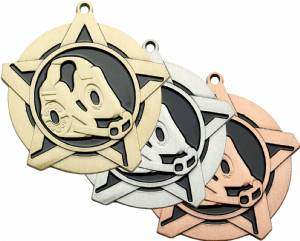2 1/4" Super Star Series Wrestling Award Medal