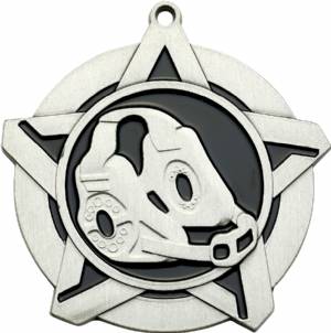 2 1/4" Super Star Series Wrestling Award Medal #3