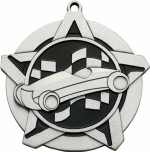 2 1/4" Super Star Series Pinewood Derby Award Medal #3