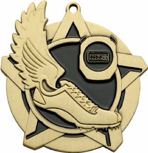 2 1/4" Super Star Series Track Award Medal #2