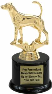 6" Fox Hound Trophy Kit with Pedestal Base