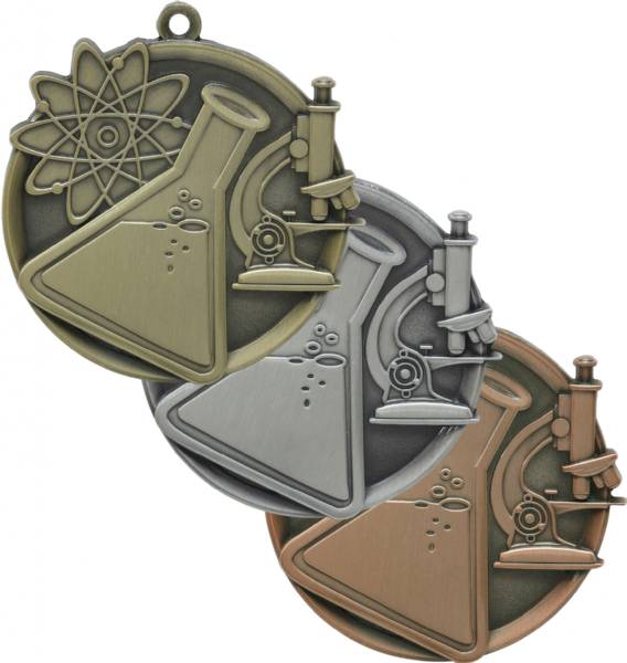 Science Mega Series Medal 2 1/4"