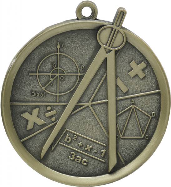 Math Mega Series Medal 2 1/4" #2