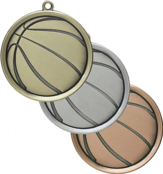 Basketball Mega Series Medal 2 1/4"