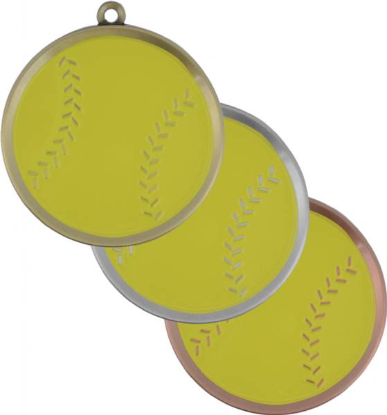 Softball Mega Series Medal 2 1/4"