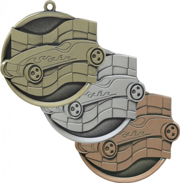 Pinewood Derby Mega Series Medal 2 1/4"