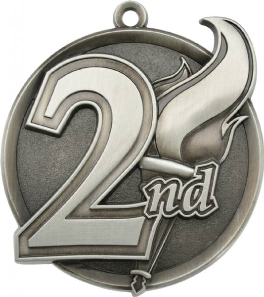 2nd Place Mega Series Medal 2 1/4"
