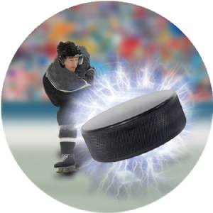 Hockey 3D Graphic 2" Insert