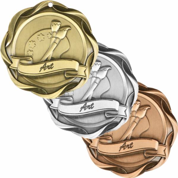 3" Art - Fusion Series Award Medal