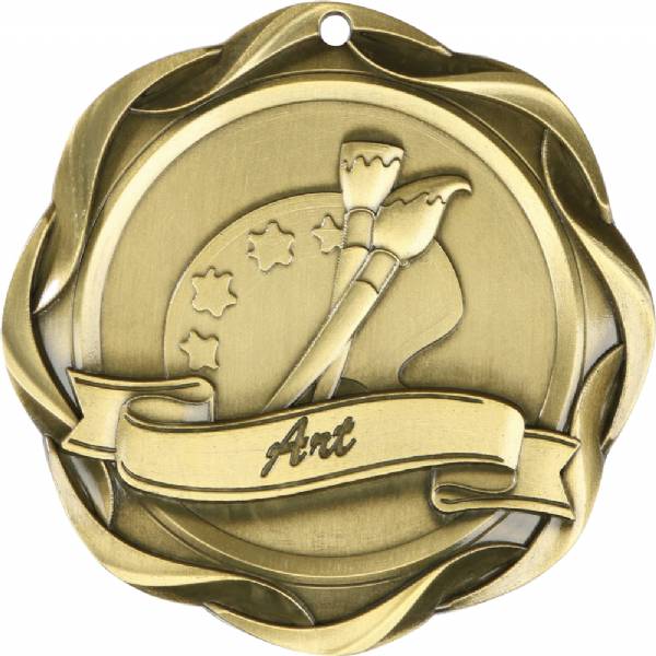 3" Art - Fusion Series Award Medal #2