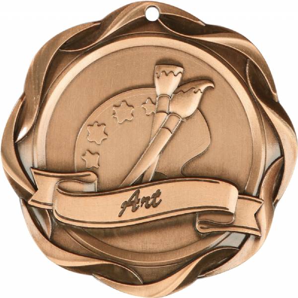 3" Art - Fusion Series Award Medal #4