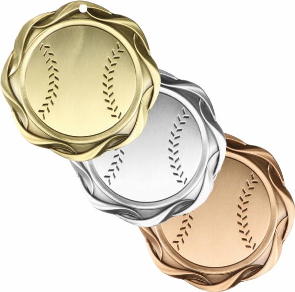 3" Baseball - Fusion Series Award Medal