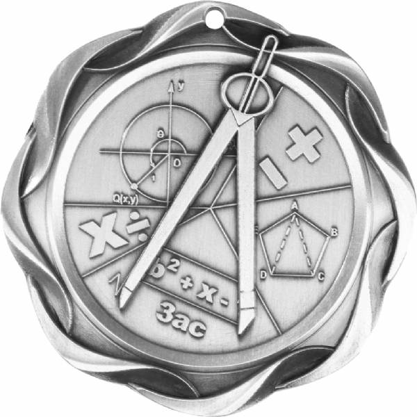3" Math - Fusion Series Award Medal #3