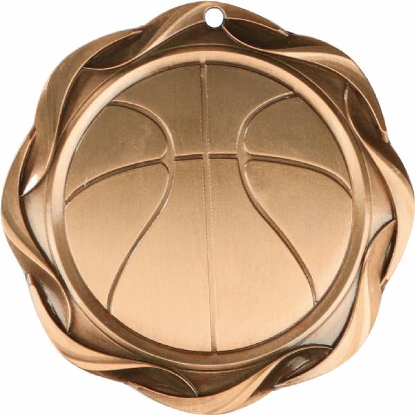 3" Basketball - Fusion Series Award Medal #4