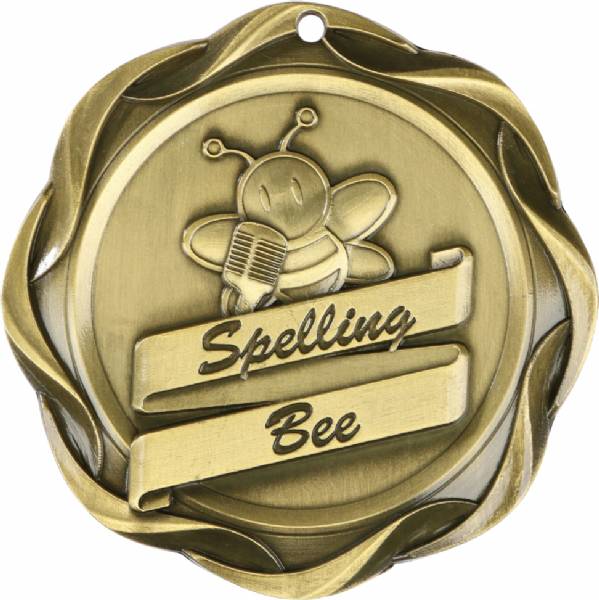 3" Spelling Bee - Fusion Series Award Medal #2