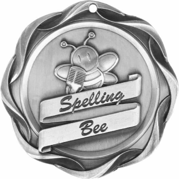 3" Spelling Bee - Fusion Series Award Medal #3