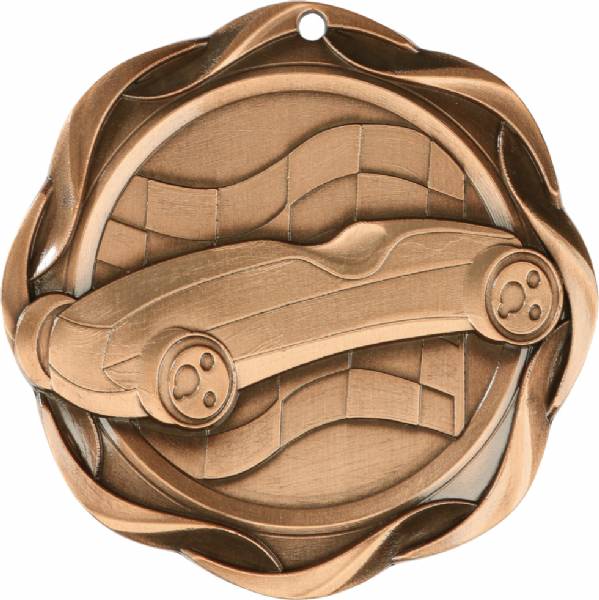 3" Pinewood Derby - Fusion Series Award Medal #4