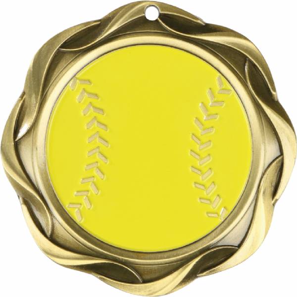 3" Softball - Fusion Series Award Medal #2