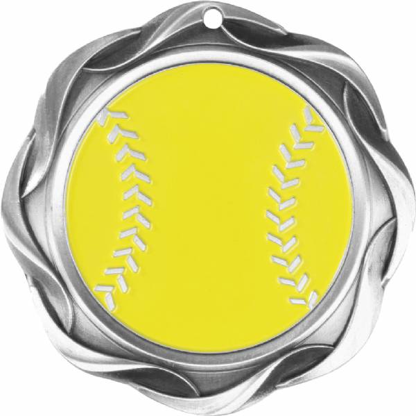 3" Softball - Fusion Series Award Medal #3