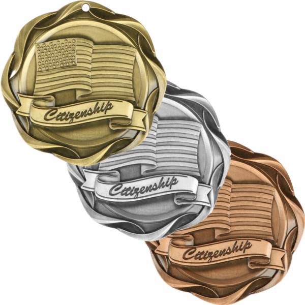 3" Citizenship - Fusion Series Award Medal