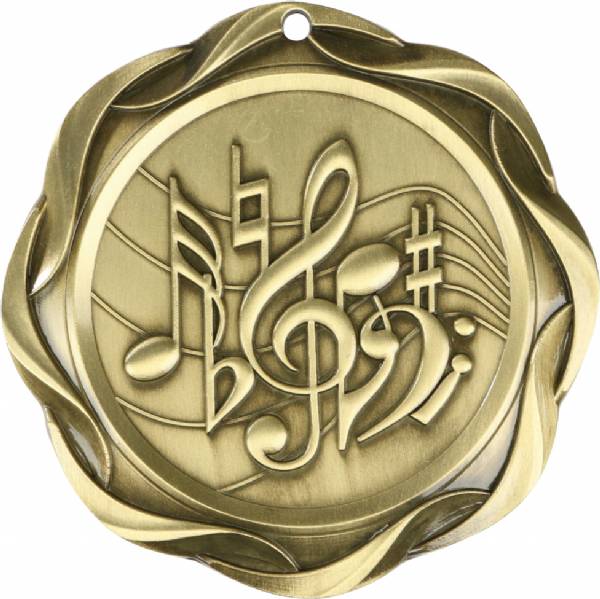 3" Music - Fusion Series Award Medal #2