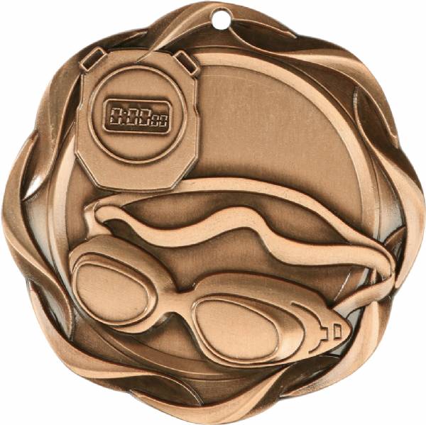3" Swimming - Fusion Series Award Medal #4