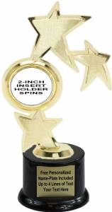 10" Spinning Insert Holder Trophy Kit with Pedestal Base