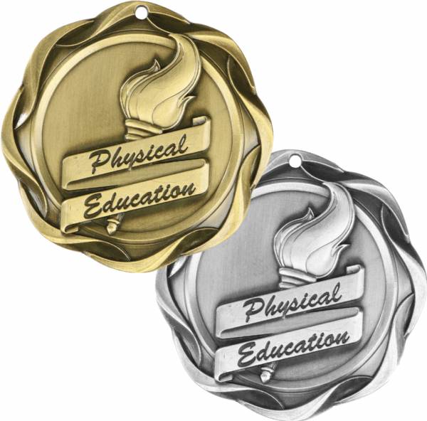 3" Physical Education - Fusion Series Award Medal