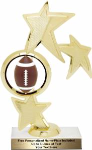 8 3/4" Football Spinner Trophy Kit