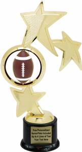 10" Football Spinner Trophy Kit with Pedestal Base