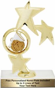 8 3/4" Cheerleader Spinner Trophy Kit