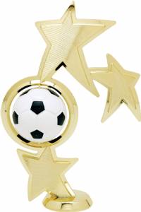 8" Soccer Spinner Gold Trophy Figure