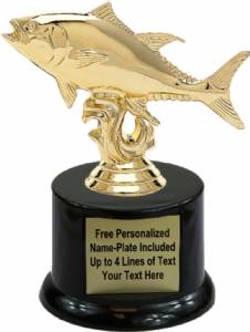 5 1/2" Tuna Trophy Kit with Pedestal Base
